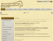 Tablet Screenshot of kogelhof.com